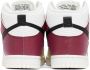 Nike White & Purple Dunk High Sneakers - Thumbnail 2