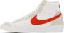 Nike White & Red Blazer Mid '77 Pro Club Sneakers - Thumbnail 3