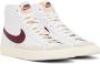 Nike White & Red Blazer Mid '77 Vintage Sneakers - Thumbnail 4