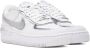 Nike White & Silver Air Force 1 Shadow Sneakers - Thumbnail 4