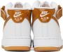 Nike White & Tan Air Force 1 '07 Sneakers - Thumbnail 2