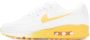 Nike White & Yellow Air Max 90 SE Sneakers - Thumbnail 3