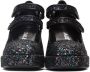 Nodaleto Black Glitter Bulla Babies 65 Platform Heels - Thumbnail 2