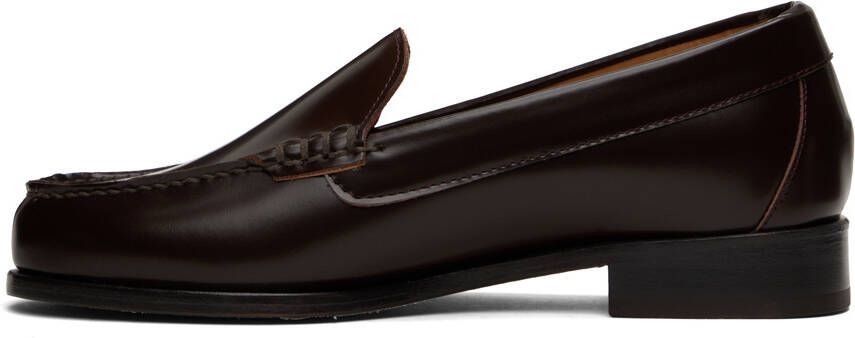 Nothing Written Brown Polished Classic Loafers