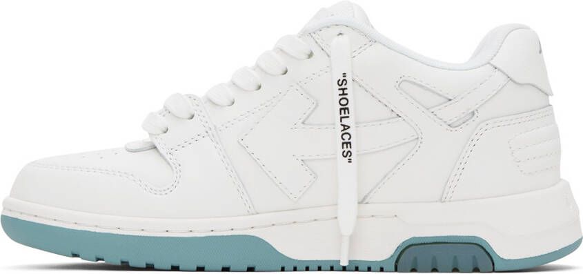 Off-White & Blue Out Of Office 'For Walking' Sneakers
