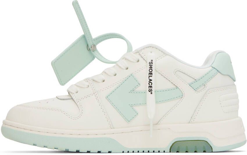 Off-White & Blue 'Out Of Office' Sneakers