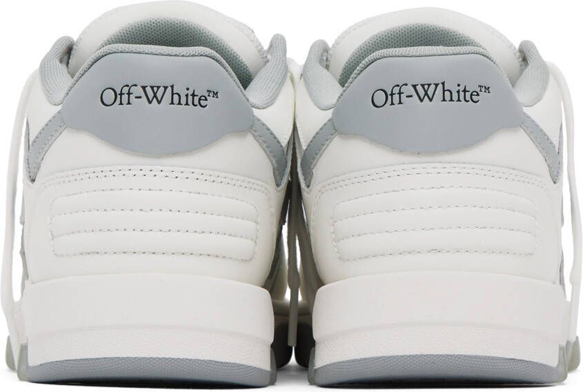 Off-White & Gray Out Of Office Sneakers