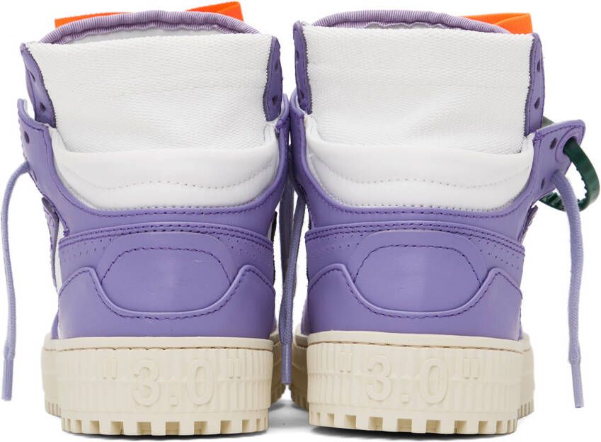 Off-White & Purple 3.0 Off Court Sneakers