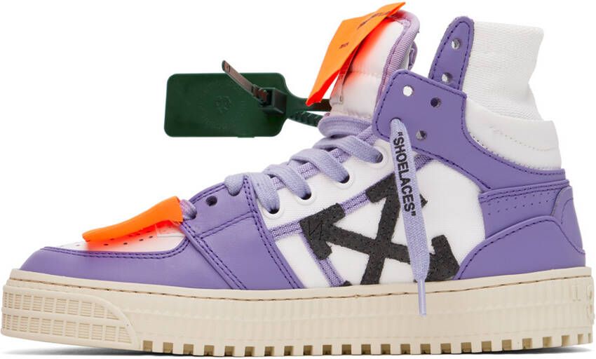 Off-White & Purple 3.0 Off Court Sneakers