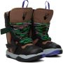 Off-White Black & Brown Snow Sneaker Boots - Thumbnail 4