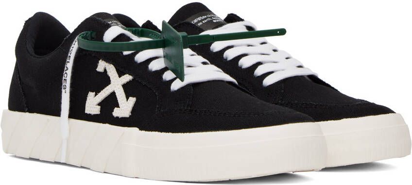 Off-White Black Low Vulcanized Sneakers