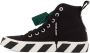 Off-White Black Mid-Top Vulcanized Sneakers - Thumbnail 3