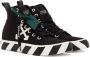 Off-White Black Mid-Top Vulcanized Sneakers - Thumbnail 4