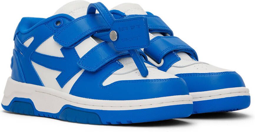 Off-White Kids Blue & White Out Of Office Straps Sneakers