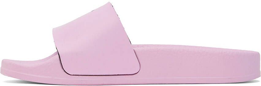 Off-White Kids Pink Pool Slides