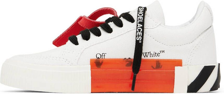 Off-White Kids White & Black Monsters Vulcanized Sneakers