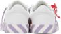 Off-White Kids White & Purple Vulcanized Sneakers - Thumbnail 2