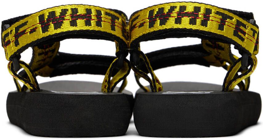 Off-White Kids Yellow & Black Industrial Sandals