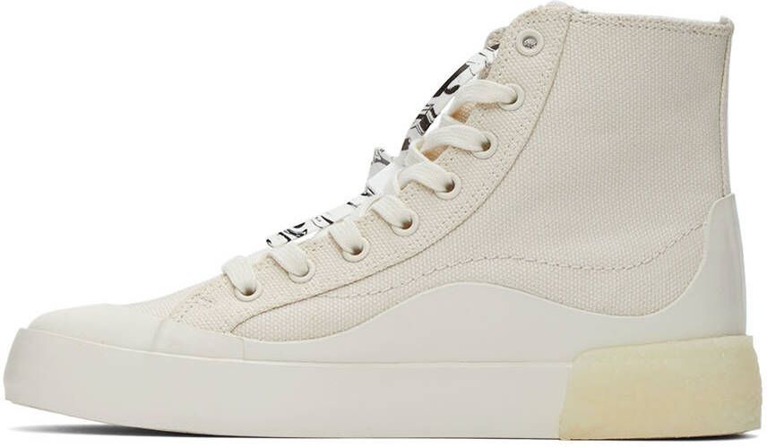 Off-White Mid-Top Vulcanized Sneakers