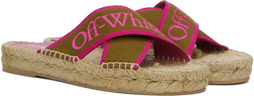 Off-White Pink Bookish Sandals