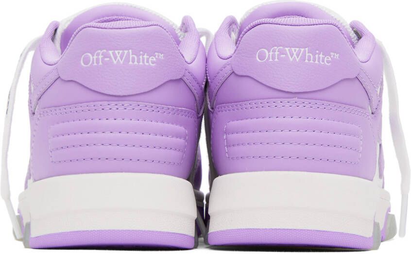 Off-White Purple & White Out Of Office Sneakers