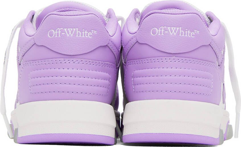 Off-White Purple & White Out Of Office Sneakers