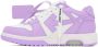 Off-White Purple & White Out Of Office Sneakers - Thumbnail 3