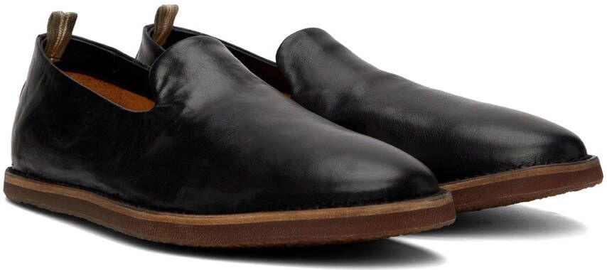 Officine Creative Black Hancock 001 Loafers