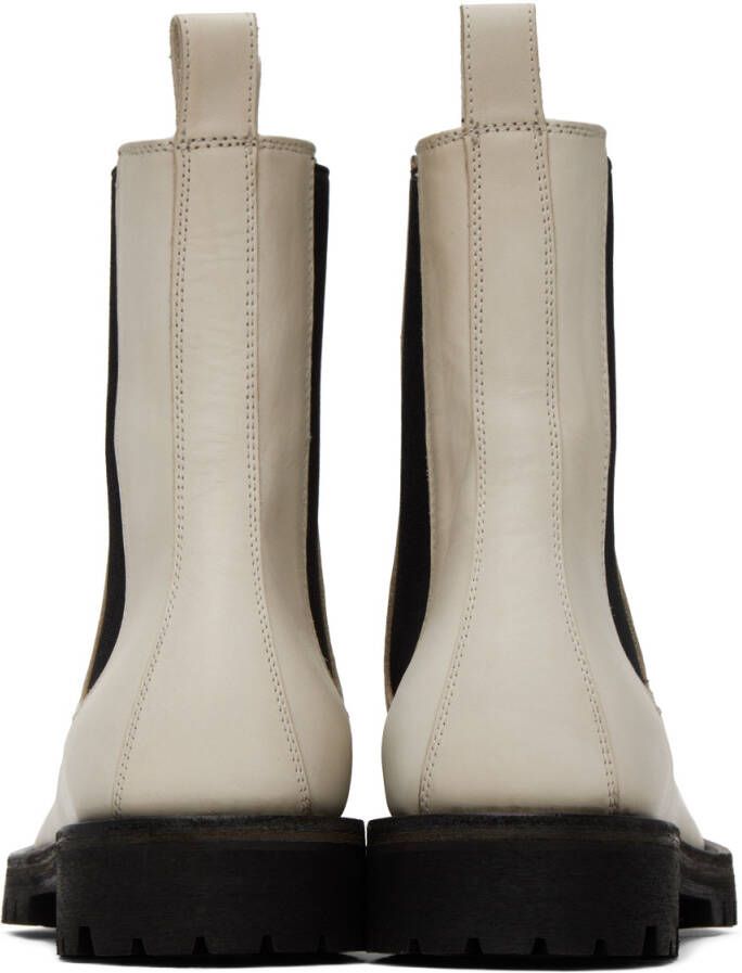 Officine Creative White Issey 002 Chelsea Boots