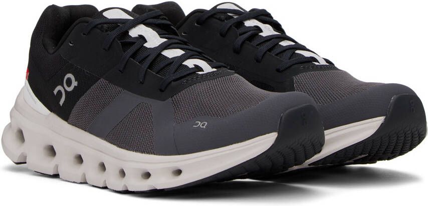 On Gray & Black Cloudrunner Sneakers