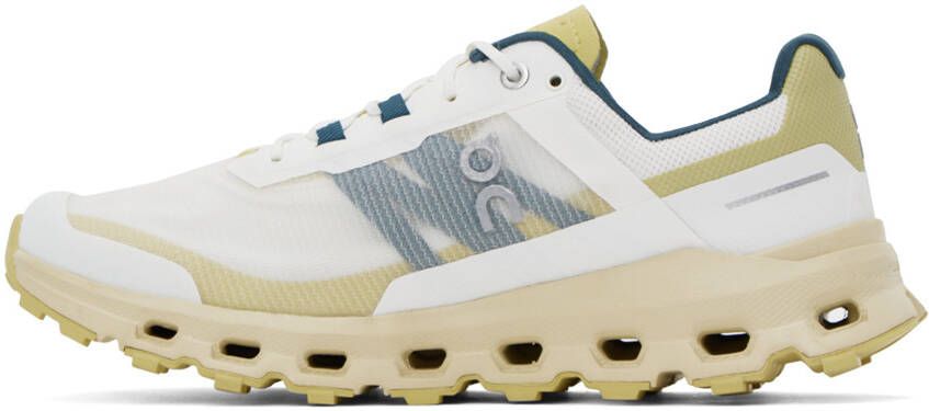 On Green & Off-White Cloudvista Sneakers