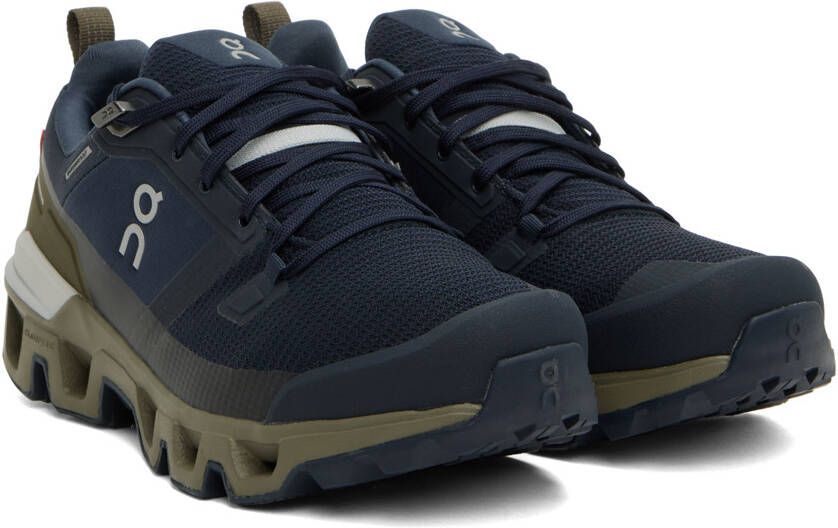 On Navy Cloudwander Waterproof Sneakers