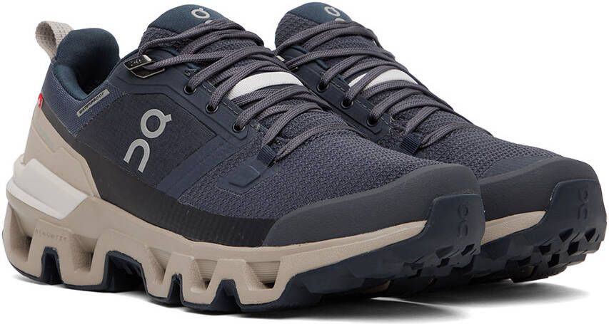 On Navy Cloudwander Waterproof Sneakers