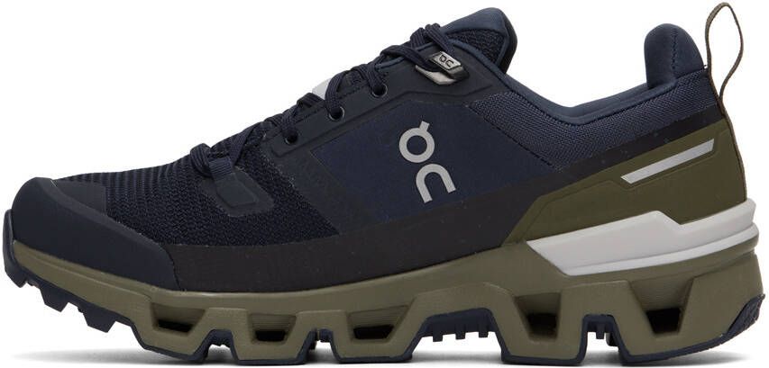 On Navy Waterproof Cloudwander Sneakers