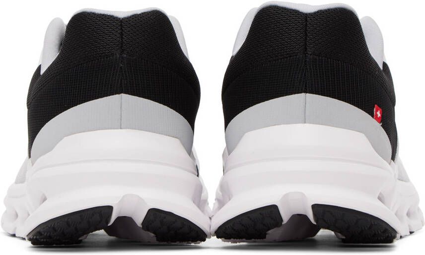 On White & Black Cloudrunner Sneakers