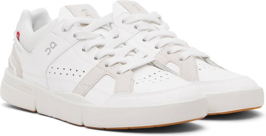 On White 'THE ROGER Clubhouse' Sneakers