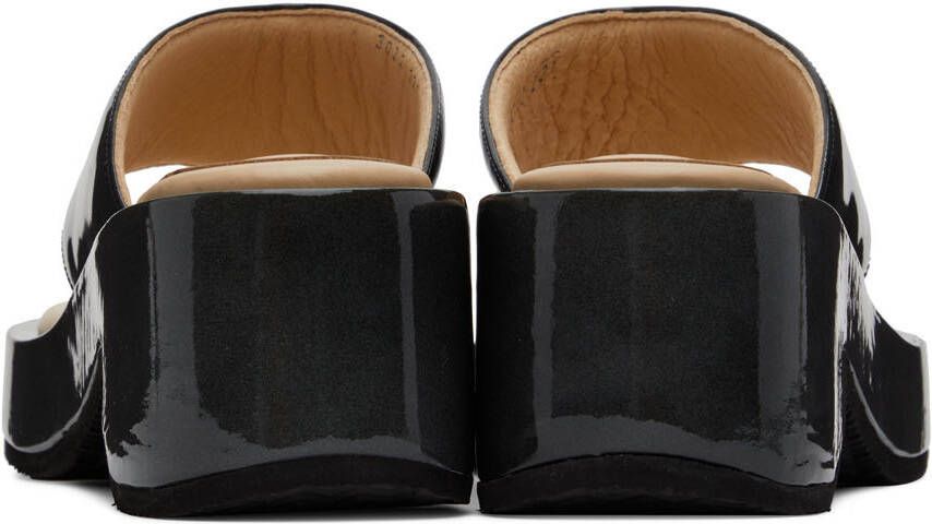 OSOI Black Tobee Platform Sandals