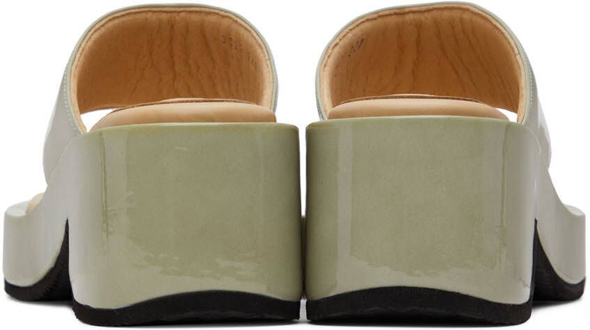 OSOI Gray Tobee Platform Sandals