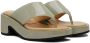 OSOI Gray Tobee Platform Sandals - Thumbnail 4