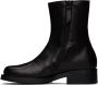 Our Legacy Black Leather Camion Ankle Boots - Thumbnail 3