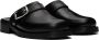 Our Legacy SSENSE Exclusive Black Leather Camion Mule Loafers - Thumbnail 7