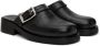Our Legacy SSENSE Exclusive Black Leather Camion Mule Loafers - Thumbnail 4