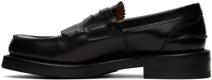 Our Legacy Black Serrated Loafers