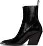 Paco Rabanne Black Leather Chelsea Boots - Thumbnail 3