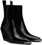 Paco Rabanne Black Leather Chelsea Boots - Thumbnail 4