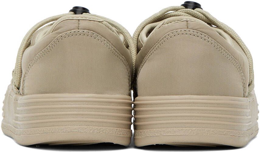 Palm Angels Beige Snow Puffed Sneakers