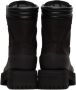 Palm Angels Black Stacked Ankle Boots - Thumbnail 2