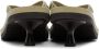 Palm Angels Khaki & Black Flip Flop Heeled Sandals - Thumbnail 2
