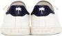 Palm Angels Kids White & Navy Palm One Strap Sneakers - Thumbnail 2