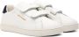 Palm Angels Kids White & Navy Palm One Strap Sneakers - Thumbnail 4